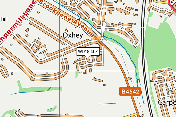 WD19 4LZ map - OS VectorMap District (Ordnance Survey) WD19 4LZ map - OS VectorMap District (Ordnance Survey)