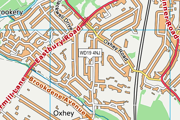 WD19 4NJ map - OS VectorMap District (Ordnance Survey) WD19 4NJ map - OS VectorMap District (Ordnance Survey)