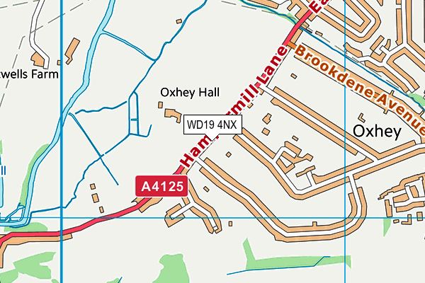 WD19 4NX map - OS VectorMap District (Ordnance Survey) WD19 4NX map - OS VectorMap District (Ordnance Survey)
