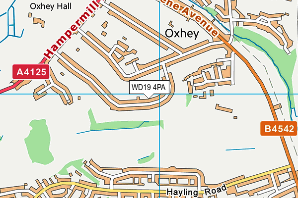 WD19 4PA map - OS VectorMap District (Ordnance Survey) WD19 4PA map - OS VectorMap District (Ordnance Survey)