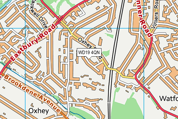 WD19 4QN map - OS VectorMap District (Ordnance Survey) WD19 4QN map - OS VectorMap District (Ordnance Survey)