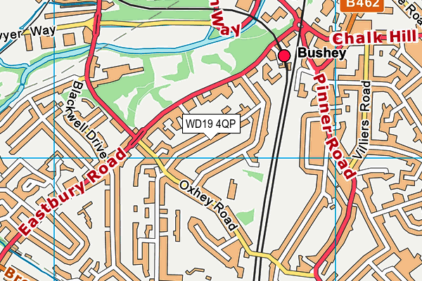 WD19 4QP map - OS VectorMap District (Ordnance Survey) WD19 4QP map - OS VectorMap District (Ordnance Survey)
