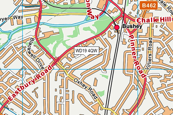 WD19 4QW map - OS VectorMap District (Ordnance Survey) WD19 4QW map - OS VectorMap District (Ordnance Survey)