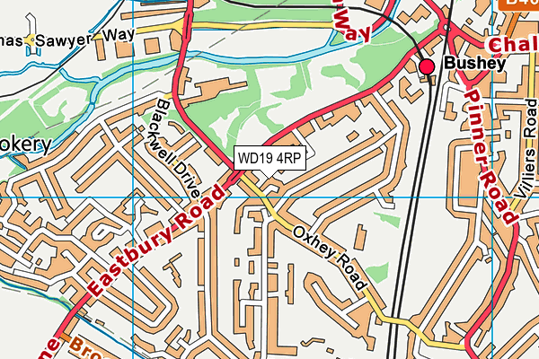 WD19 4RP map - OS VectorMap District (Ordnance Survey) WD19 4RP map - OS VectorMap District (Ordnance Survey)