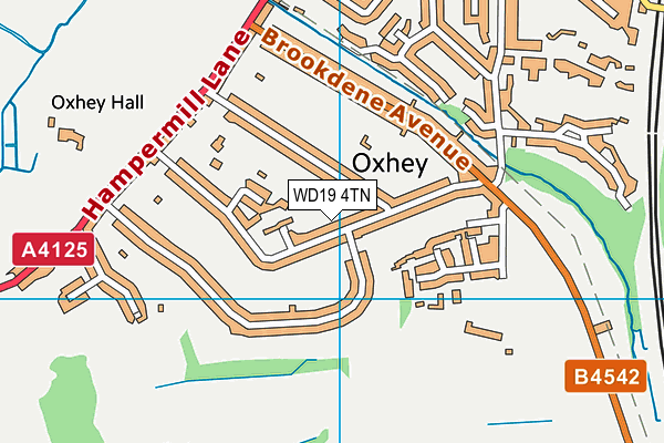 WD19 4TN map - OS VectorMap District (Ordnance Survey) WD19 4TN map - OS VectorMap District (Ordnance Survey)