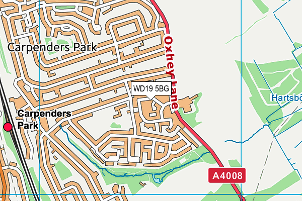 WD19 5BG map - OS VectorMap District (Ordnance Survey) WD19 5BG map - OS VectorMap District (Ordnance Survey)