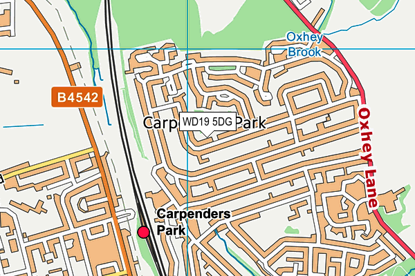 WD19 5DG map - OS VectorMap District (Ordnance Survey) WD19 5DG map - OS VectorMap District (Ordnance Survey)