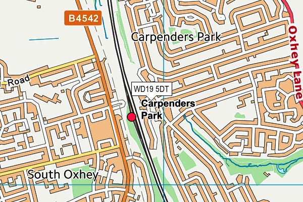 WD19 5DT map - OS VectorMap District (Ordnance Survey) WD19 5DT map - OS VectorMap District (Ordnance Survey)