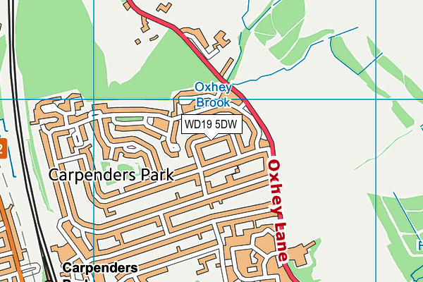 WD19 5DW map - OS VectorMap District (Ordnance Survey) WD19 5DW map - OS VectorMap District (Ordnance Survey)