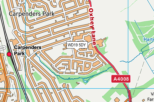 WD19 5DY map - OS VectorMap District (Ordnance Survey) WD19 5DY map - OS VectorMap District (Ordnance Survey)