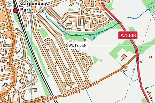 WD19 5EN map - OS VectorMap District (Ordnance Survey) WD19 5EN map - OS VectorMap District (Ordnance Survey)