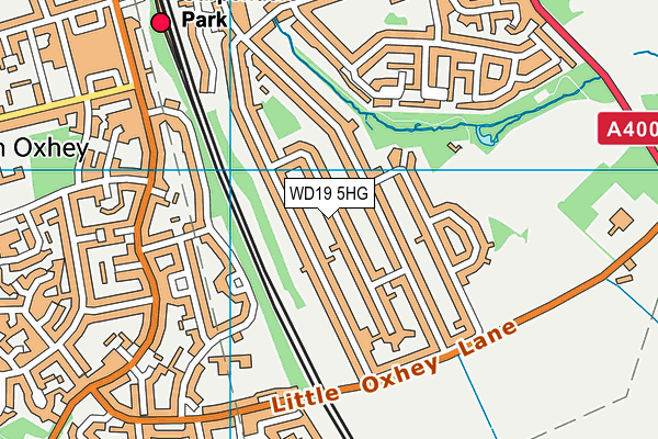 WD19 5HG map - OS VectorMap District (Ordnance Survey) WD19 5HG map - OS VectorMap District (Ordnance Survey)