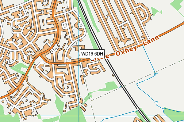 WD19 6DH map - OS VectorMap District (Ordnance Survey) WD19 6DH map - OS VectorMap District (Ordnance Survey)