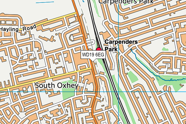 WD19 6EG map - OS VectorMap District (Ordnance Survey) WD19 6EG map - OS VectorMap District (Ordnance Survey)