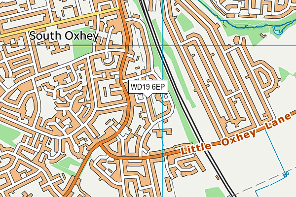 WD19 6EP map - OS VectorMap District (Ordnance Survey) WD19 6EP map - OS VectorMap District (Ordnance Survey)