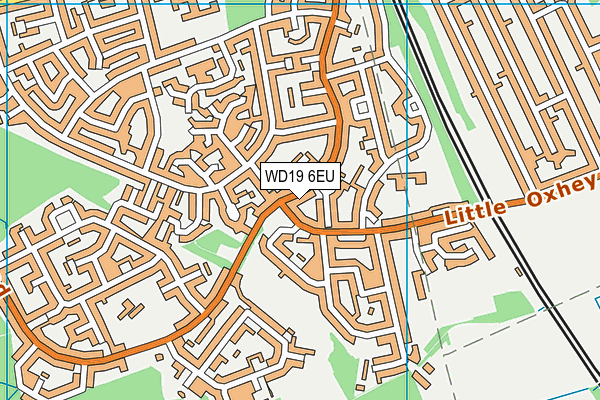 WD19 6EU map - OS VectorMap District (Ordnance Survey) WD19 6EU map - OS VectorMap District (Ordnance Survey)