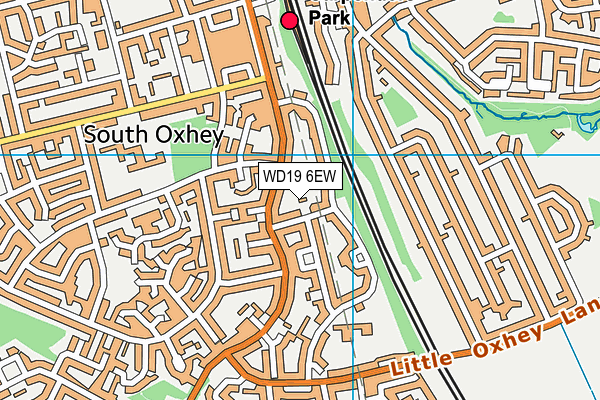 WD19 6EW map - OS VectorMap District (Ordnance Survey) WD19 6EW map - OS VectorMap District (Ordnance Survey)