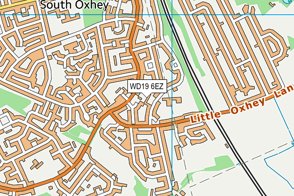 WD19 6EZ map - OS VectorMap District (Ordnance Survey) WD19 6EZ map - OS VectorMap District (Ordnance Survey)