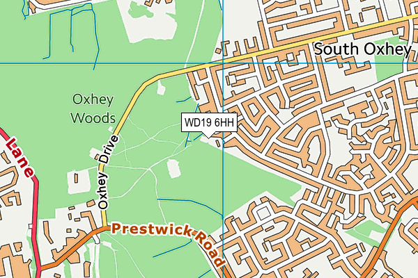 WD19 6HH map - OS VectorMap District (Ordnance Survey) WD19 6HH map - OS VectorMap District (Ordnance Survey)