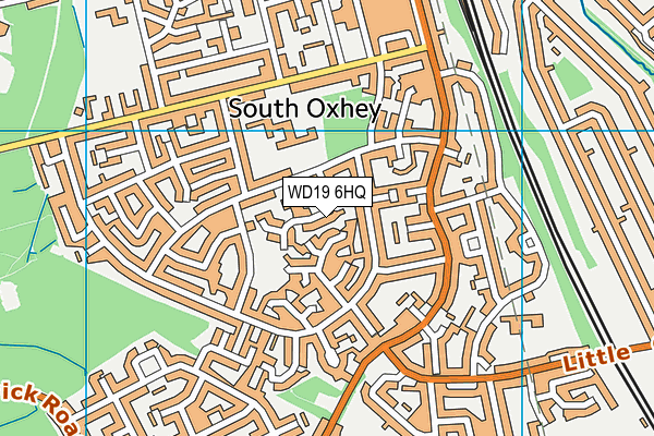 WD19 6HQ map - OS VectorMap District (Ordnance Survey) WD19 6HQ map - OS VectorMap District (Ordnance Survey)