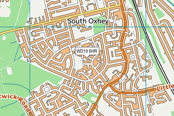 WD19 6HR map - OS VectorMap District (Ordnance Survey) WD19 6HR map - OS VectorMap District (Ordnance Survey)