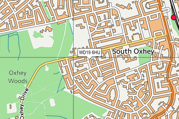 WD19 6HU map - OS VectorMap District (Ordnance Survey) WD19 6HU map - OS VectorMap District (Ordnance Survey)
