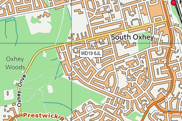 WD19 6JL map - OS VectorMap District (Ordnance Survey) WD19 6JL map - OS VectorMap District (Ordnance Survey)