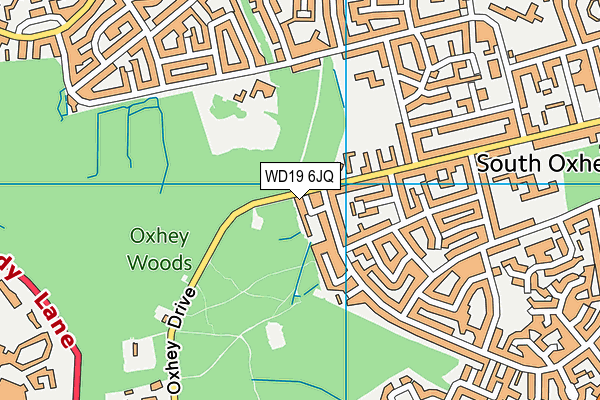 WD19 6JQ map - OS VectorMap District (Ordnance Survey) WD19 6JQ map - OS VectorMap District (Ordnance Survey)