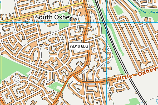 WD19 6LG map - OS VectorMap District (Ordnance Survey) WD19 6LG map - OS VectorMap District (Ordnance Survey)