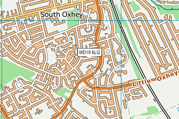 WD19 6LQ map - OS VectorMap District (Ordnance Survey) WD19 6LQ map - OS VectorMap District (Ordnance Survey)