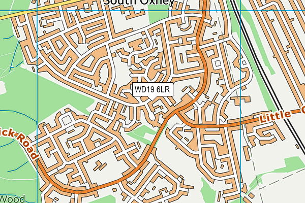 WD19 6LR map - OS VectorMap District (Ordnance Survey) WD19 6LR map - OS VectorMap District (Ordnance Survey)
