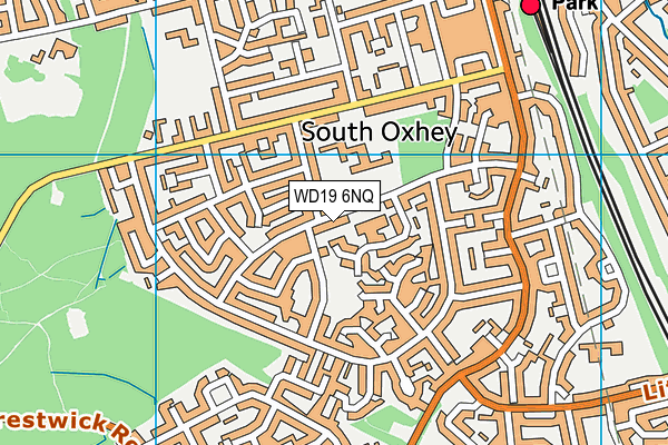 WD19 6NQ map - OS VectorMap District (Ordnance Survey) WD19 6NQ map - OS VectorMap District (Ordnance Survey)