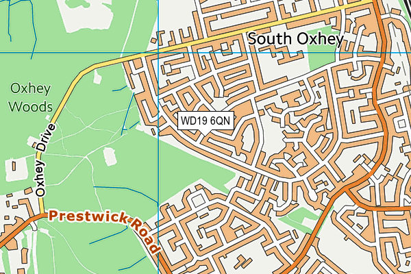WD19 6QN map - OS VectorMap District (Ordnance Survey) WD19 6QN map - OS VectorMap District (Ordnance Survey)