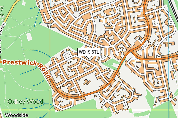 WD19 6TL map - OS VectorMap District (Ordnance Survey) WD19 6TL map - OS VectorMap District (Ordnance Survey)