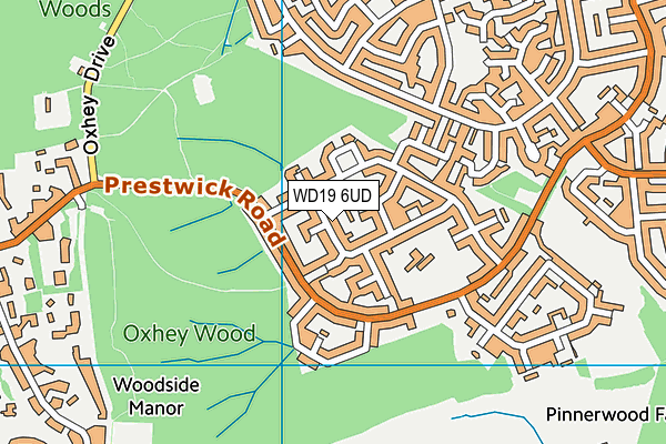 WD19 6UD map - OS VectorMap District (Ordnance Survey) WD19 6UD map - OS VectorMap District (Ordnance Survey)