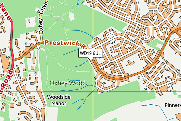 WD19 6UL map - OS VectorMap District (Ordnance Survey) WD19 6UL map - OS VectorMap District (Ordnance Survey)