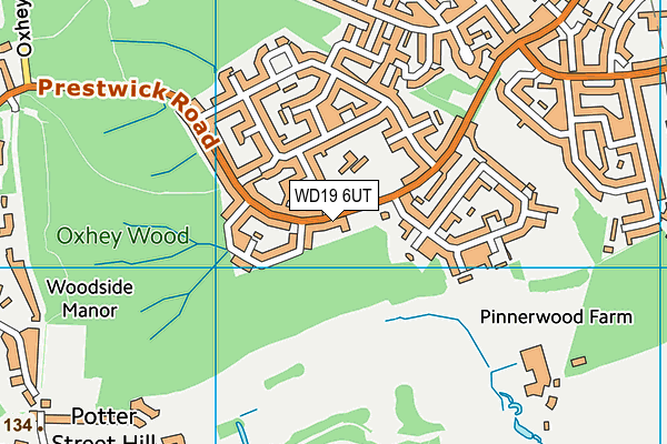 WD19 6UT map - OS VectorMap District (Ordnance Survey) WD19 6UT map - OS VectorMap District (Ordnance Survey)