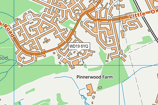WD19 6YQ map - OS VectorMap District (Ordnance Survey) WD19 6YQ map - OS VectorMap District (Ordnance Survey)