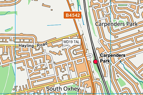 WD19 7AL map - OS VectorMap District (Ordnance Survey) WD19 7AL map - OS VectorMap District (Ordnance Survey)
