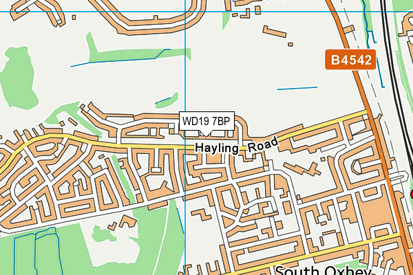 WD19 7BP map - OS VectorMap District (Ordnance Survey) WD19 7BP map - OS VectorMap District (Ordnance Survey)