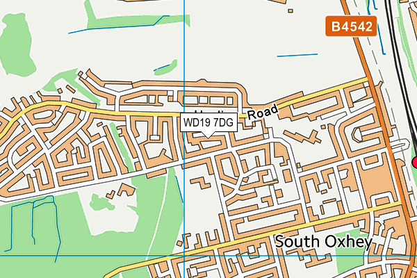 WD19 7DG map - OS VectorMap District (Ordnance Survey) WD19 7DG map - OS VectorMap District (Ordnance Survey)