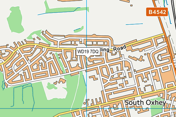WD19 7DQ map - OS VectorMap District (Ordnance Survey) WD19 7DQ map - OS VectorMap District (Ordnance Survey)