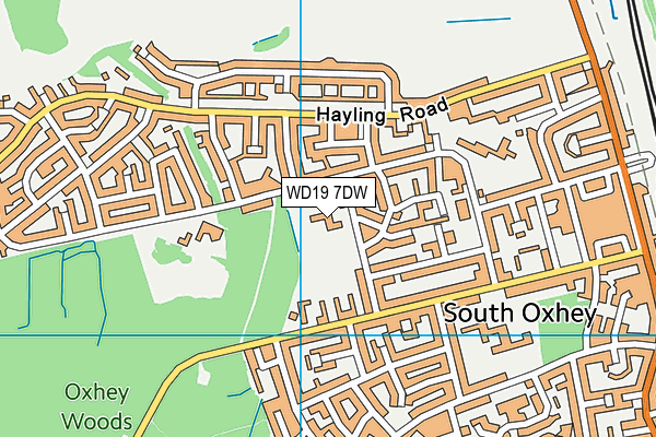 WD19 7DW map - OS VectorMap District (Ordnance Survey) WD19 7DW map - OS VectorMap District (Ordnance Survey)