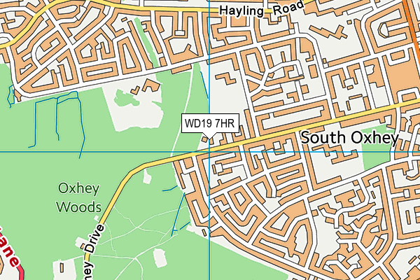 WD19 7HR map - OS VectorMap District (Ordnance Survey) WD19 7HR map - OS VectorMap District (Ordnance Survey)