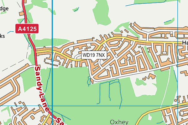 WD19 7NX map - OS VectorMap District (Ordnance Survey) WD19 7NX map - OS VectorMap District (Ordnance Survey)