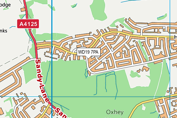WD19 7PA map - OS VectorMap District (Ordnance Survey) WD19 7PA map - OS VectorMap District (Ordnance Survey)