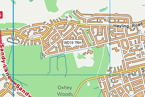 WD19 7RH map - OS VectorMap District (Ordnance Survey) WD19 7RH map - OS VectorMap District (Ordnance Survey)