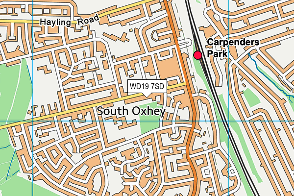 WD19 7SD map - OS VectorMap District (Ordnance Survey) WD19 7SD map - OS VectorMap District (Ordnance Survey)