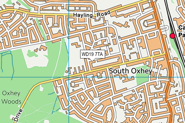WD19 7TA map - OS VectorMap District (Ordnance Survey) WD19 7TA map - OS VectorMap District (Ordnance Survey)