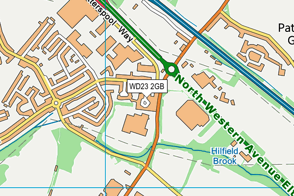 WD23 2GB map - OS VectorMap District (Ordnance Survey) WD23 2GB map - OS VectorMap District (Ordnance Survey)